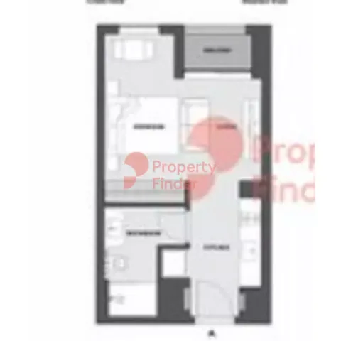Floor plan, Studio, 379 sq ft