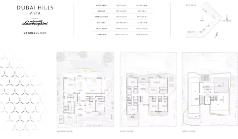 Floor plan, 6 Beds, 14,207 sq ft