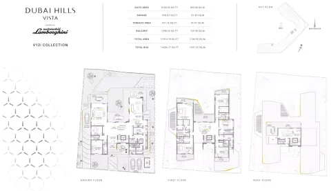 Floor plan, 6 Beds, 14,436 sq ft