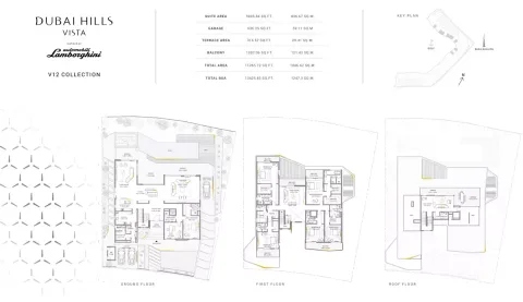 Floor plan, 6 Beds, 13,425 sq ft