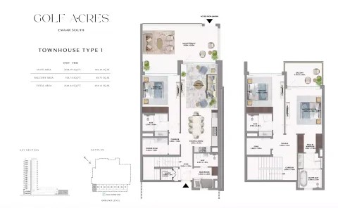Floor plan, 3 Beds, 2,563 sq ft