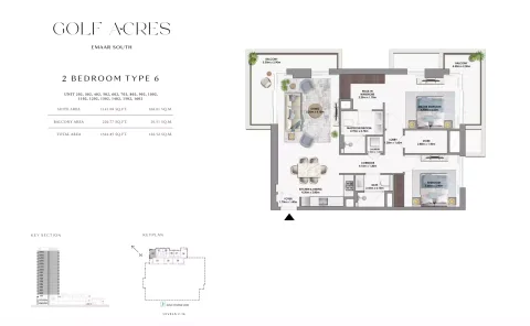 Floor plan, 2 Beds, 1,361 sq ft
