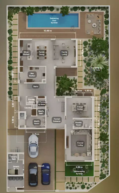 Floor plan, 4 Beds, 5,015 sq ft