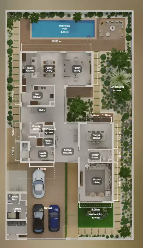 Floor plan, 5 Beds, 5,015 sq ft