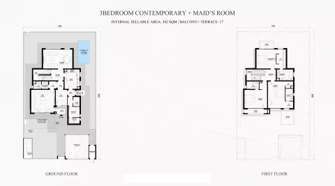 Floor plan, 3 Beds, 3,250 sq ft