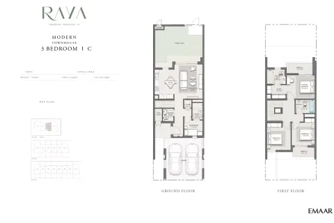 Floor plan, 3 Beds, 1,899 sq ft