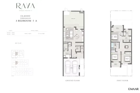 Floor plan, 3 Beds, 1,880 sq ft