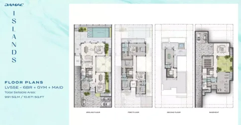 Floor plan, 6 Beds, 10,671 sq ft
