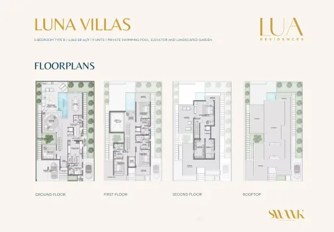 Floor plan, 5 Beds, 4,842 sq ft