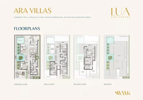 Floor plan, 5 Beds, 4,579 sq ft