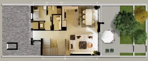 Floor plan, 3 Beds, 2,280 sq ft