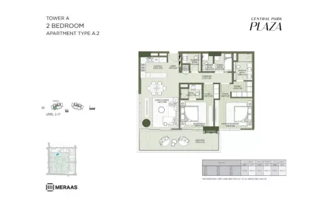 Floor plan, 2 Beds, 0 sq ft