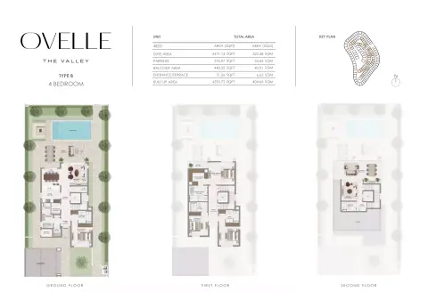 Floor plan, 4 Beds, 4,355 sq ft