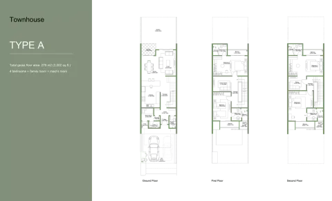 Floor plan, 4 Beds, 3,002 sq ft