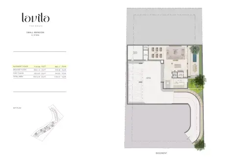 Floor plan, 6 Beds, 19,012 sq ft