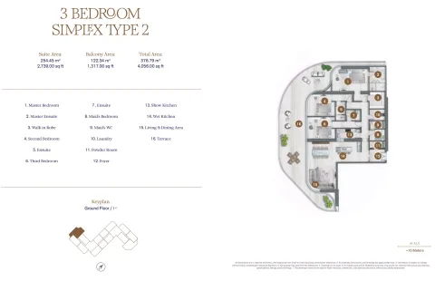 Floor plan, 3 Beds, 4,056 sq ft