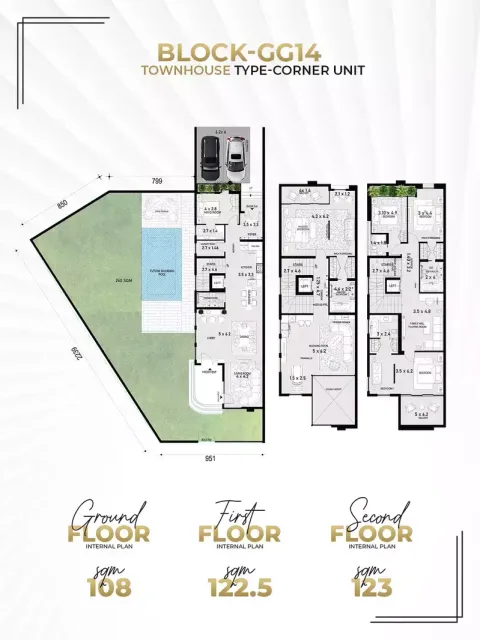 Floor plan, 4 Beds, 3,799 sq ft