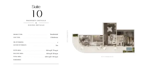 Floor plan, 2 Beds, 1,251 sq ft