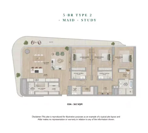 Floor plan, 3 Beds, 2,820 sq ft