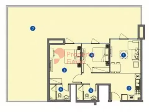 Floor plan, 2 Beds, 1,751 sq ft