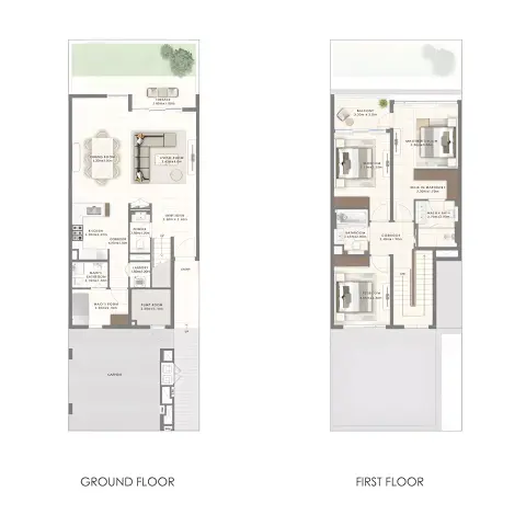 Floor plan, 3 Beds, 2,418 sq ft