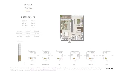 Floor plan, 1 Bed, 798 sq ft