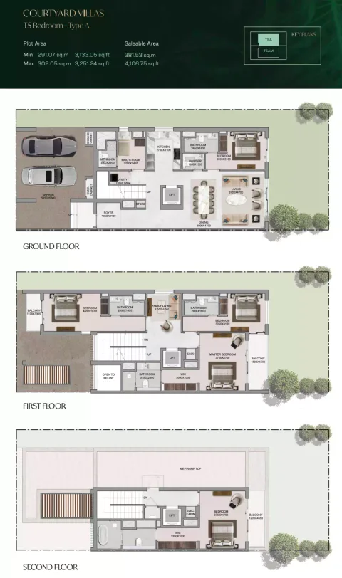 Floor plan, 5 Beds, 4,106 sq ft
