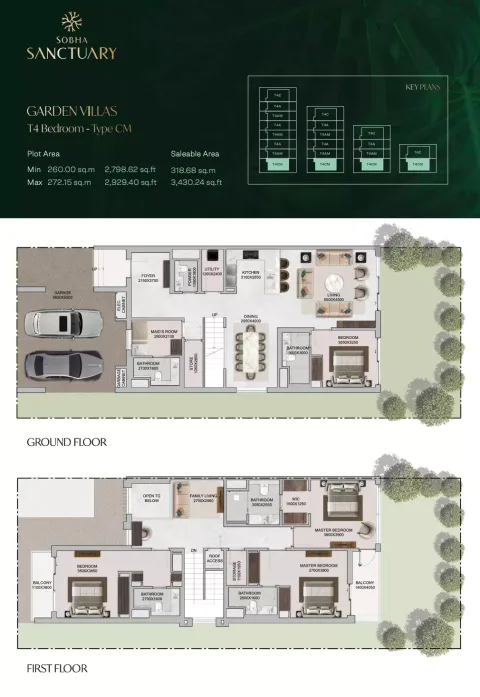 Floor plan, 4 Beds, 2,929 sq ft