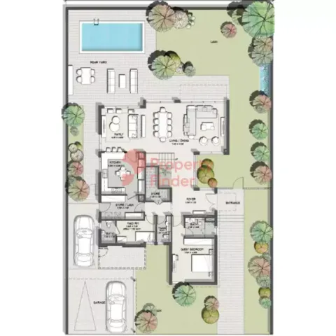 Floor plan, 4 Beds, 4,042 sq ft