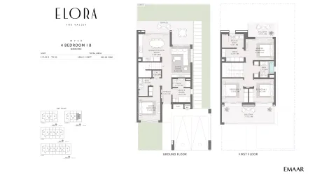 Floor plan, 4 Beds, 2,586 sq ft
