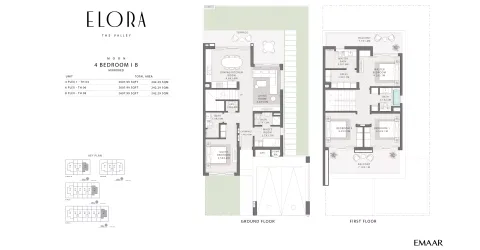 Floor plan, 4 Beds, 2,607 sq ft