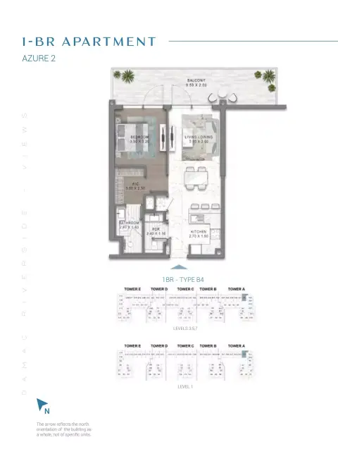 Floor plan, 1 Bed, 0 sq ft