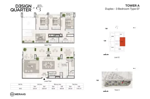 Floor plan, 3 Beds, 3,154 sq ft