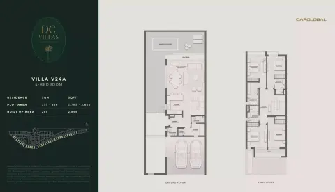 Floor plan, 4 Beds, 2,899 sq ft