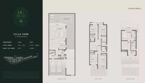 Floor plan, 5 Beds, 4,048 sq ft