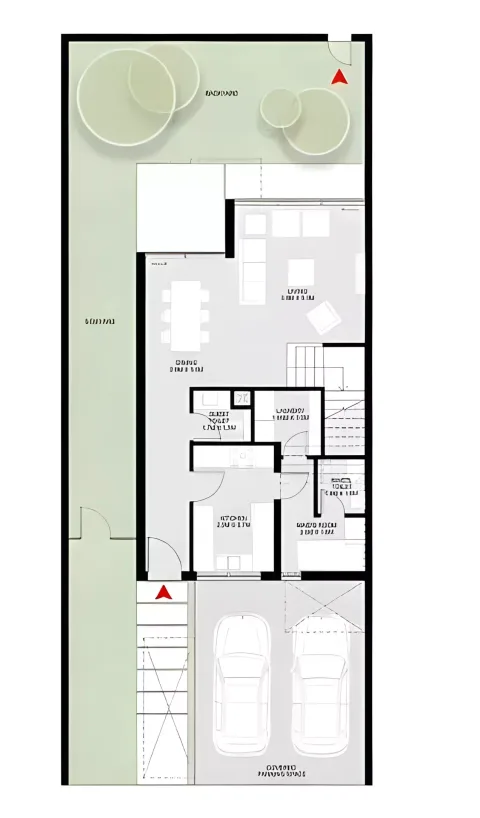 Floor plan, 3 Beds, 2,156 sq ft