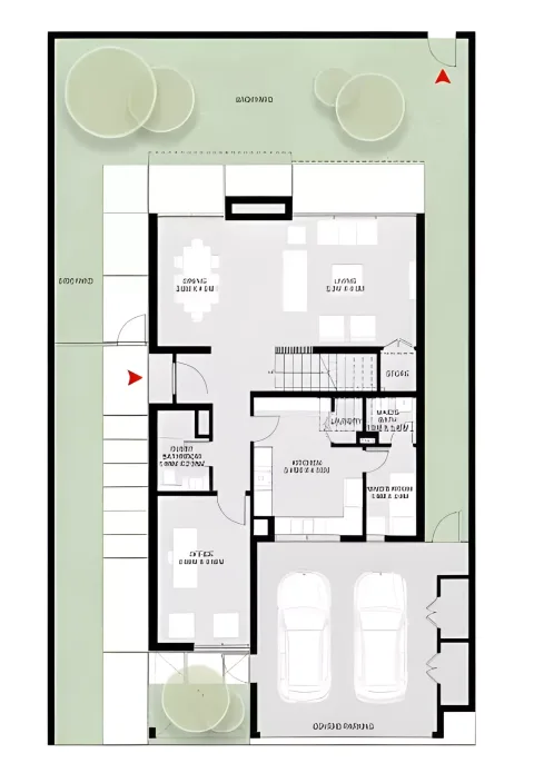 Floor plan, 4 Beds, 3,205 sq ft