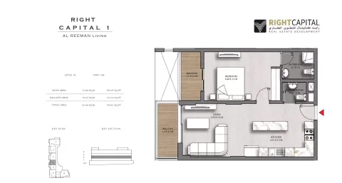 Floor plan, 1 Bed, 704 sq ft