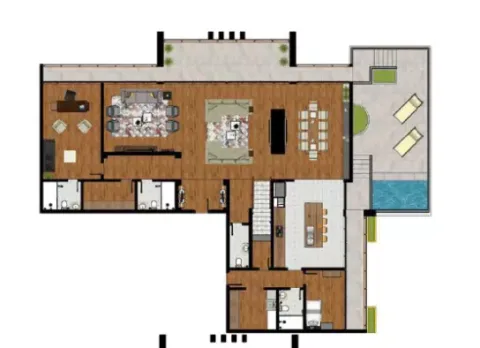 Floor plan, 5 Beds, 0 sq ft