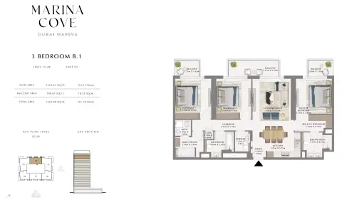 Floor plan, 3 Beds, 1,632 sq ft