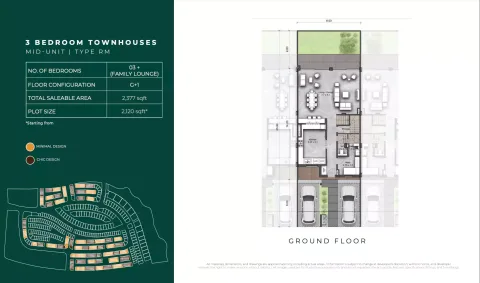 Floor plan, 3 Beds, 2,377 sq ft