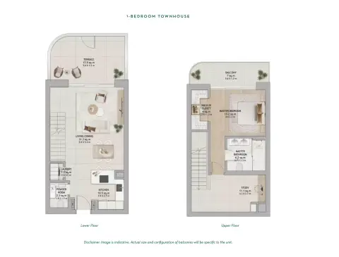 Floor plan, 1 Bed, 1,259 sq ft
