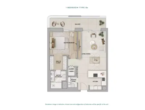 Floor plan, 1 Bed, 0 sq ft