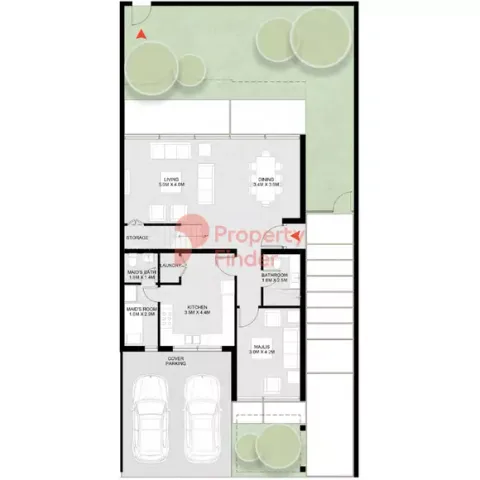 Floor plan, 4 Beds, 3,156 sq ft