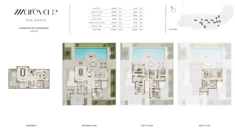 Floor plan, 6 Beds, 12,986 sq ft