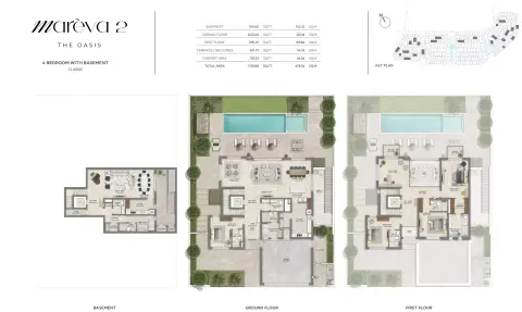 Floor plan, 4 Beds, 7,301 sq ft