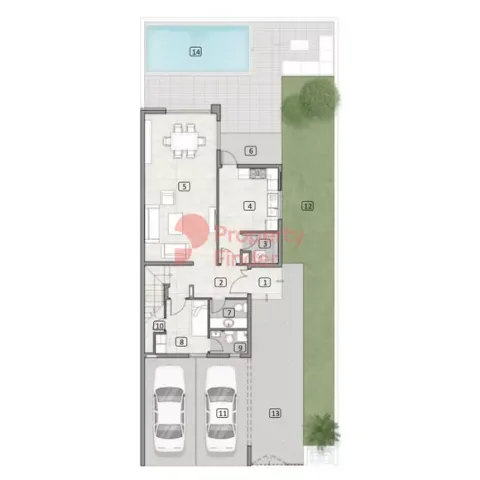 Floor plan, 3 Beds, 4,067 sq ft