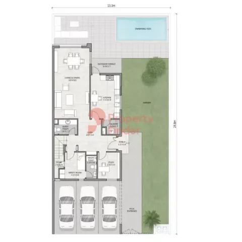 Floor plan, 4 Beds, 4,983 sq ft