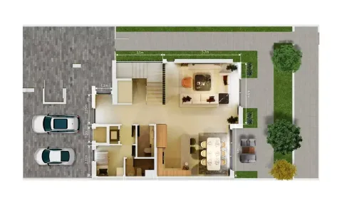 Floor plan, 4 Beds, 3,109 sq ft