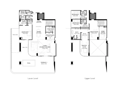 Floor plan, 4 Beds, 8,258 sq ft